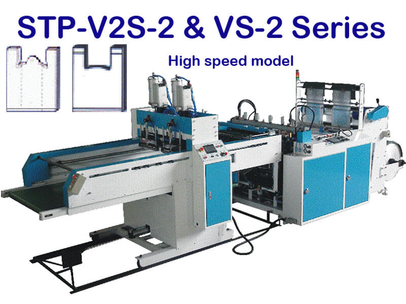 Plně automatický stroj na sáčky na trička - STP-V2S-2 & STP-VS-2 Series
