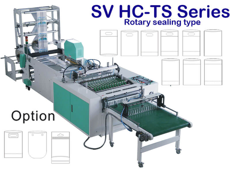 Taskemaskine med slidsforsegling og lappeanordning - SV-HC-TS Series