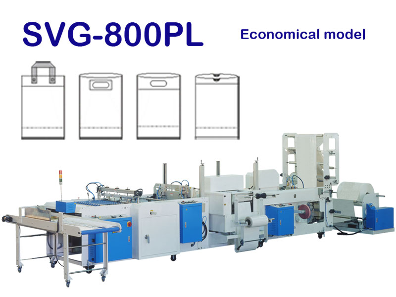 Máquina De Sacola De Compras Com Selagem Lateral M - SVG-800PL