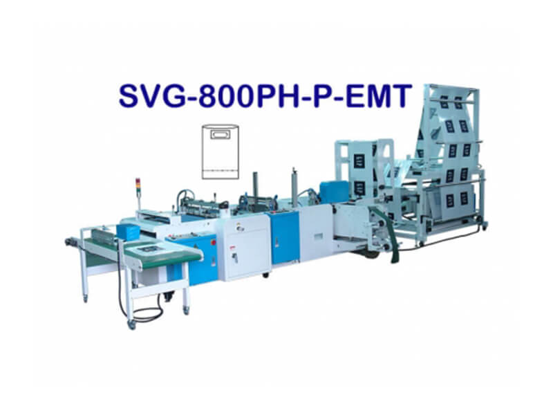 Multi Function Side Sealing Shopping Bag Machine - SVG-800PH-P-EMT